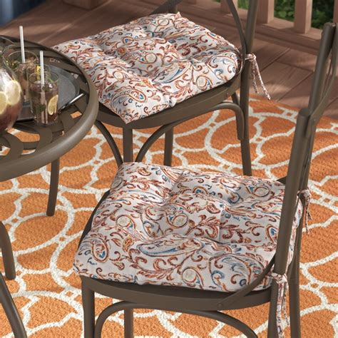 Darby Home Co Paisley Indoor Dining Chair Cushion And Reviews Wayfair