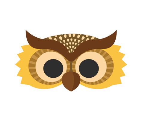 Owl Mask Template Printable