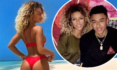 Hoe lang en hoeveel weegt jesse lingard? Jesse Lingard's girlfriend Jena Frumes rocks red bikini ...