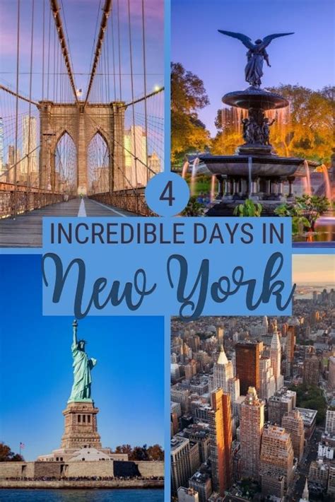 A Fun Itinerary For 4 Days In New York In 2023 New York City Vacation