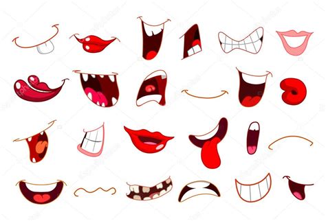 Cartoon Mouths ⬇ Vector Image By © Yayayoyo Vector Stock 4310340