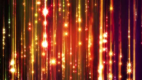 Abstract Motion Golden Colors Background Shining Lights Sparks And