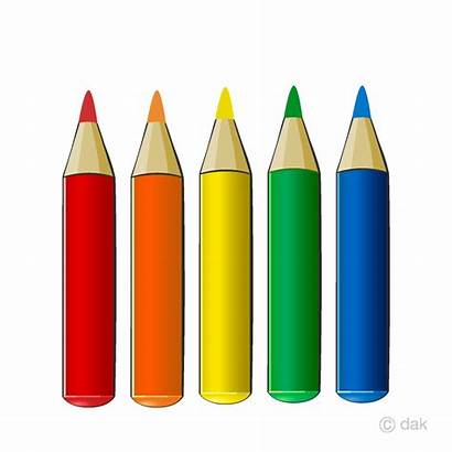Clipart Pencils Colored Illustoon