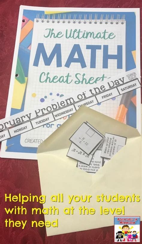 Big Ideas Math Cheat Sheet