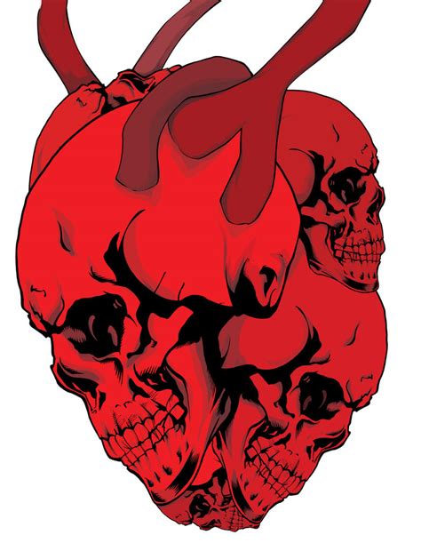 Skull Heart Wip 2 By Jonbolerjack On Deviantart