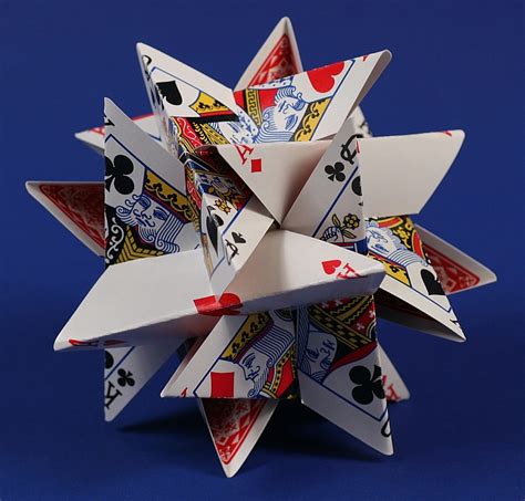 14 Awesome Crafts Made With Playing Cards
