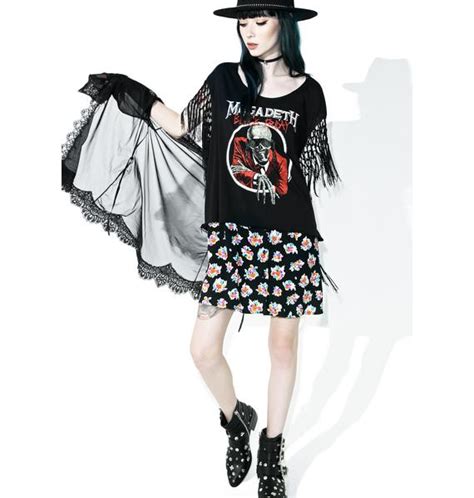 Trunk Ltd Blood Bath Fringe Tee Dolls Kill