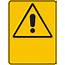 Warning Sign  BLANK PICTOGRAM 2 Property Signs