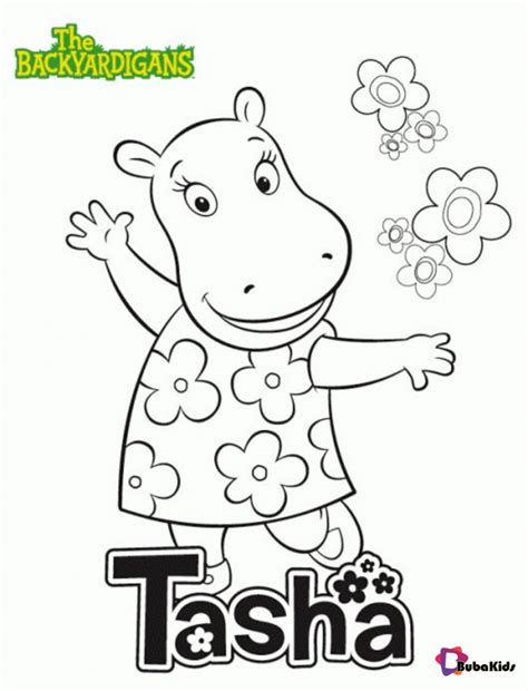 Are aim is to create beautiful and inspiring art based around the backyardigans, and to bring people with that common interest closer together. Tasha From The Backyardigans Coloring Pages - BubaKids.com