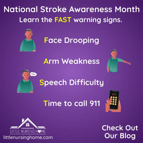 National Stroke Awareness Month Little Nursing Home