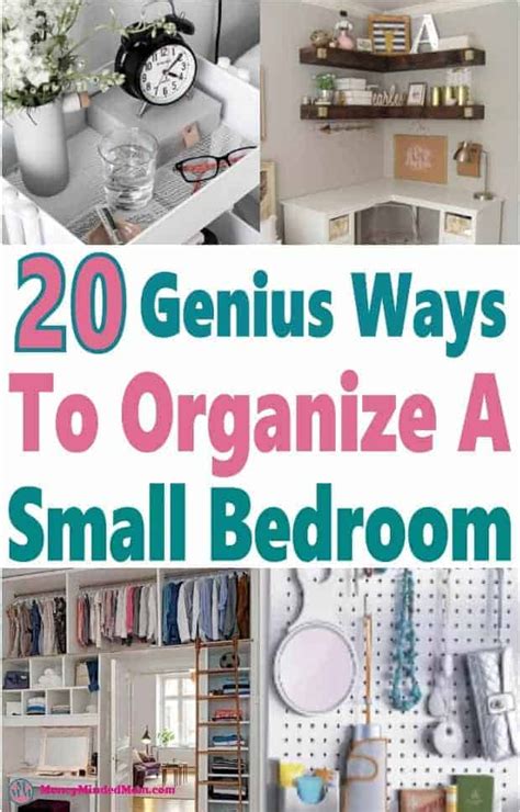 20 Genius Ways To Organize A Small Bedroom To Maximize Space Small