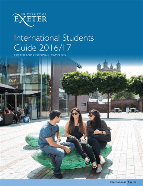 International Students Guide 201617 Exeter And Cornwall Campuses