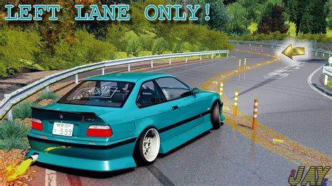 BMW E36 Drifting Japanese Touge LEFT LANE ONLY Assetto Corsa Graphics