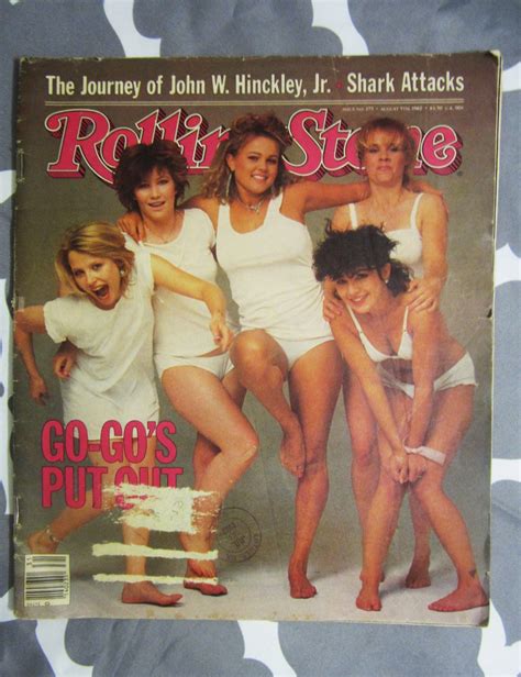 1982 Rolling Stone Magazine Go Gos Issue By Bobbiesvintageshoppe