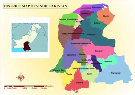 Map Of Sindh With Districts Download Scientific Diagram