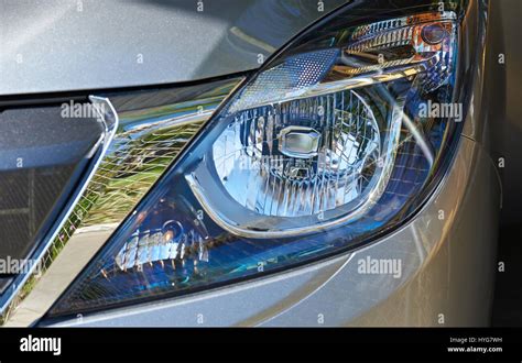 Car Headlight Closeup Hi Res Stock Photography And Images Alamy
