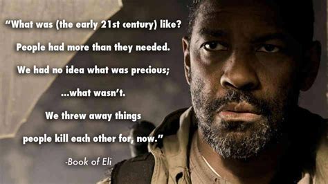 Kinda reminded me of fallout. Book Of Eli Movie Quotes. QuotesGram