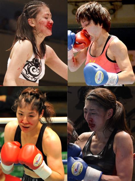 A Lot Of Nosebleeds In Japanese Female Boxing By Femboxjp On Deviantart