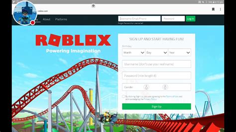 How To Sign Up A Roblox Account Roblox
