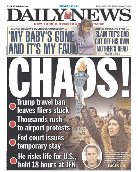 New York Daily News Sunday January 29 2017 New York Daily News Daily News Newspaper Cover