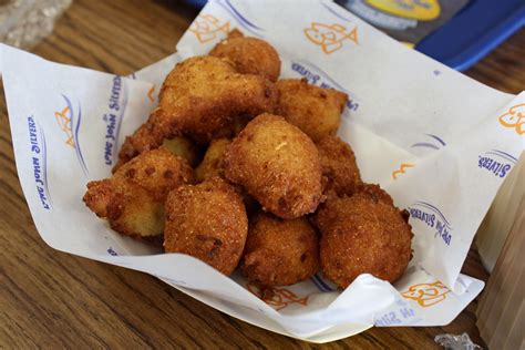 What are long john silver's hush puppies made of? Hush Puppy Recipe: 3 Quick Recipes to Crispy Fried Balls of Goodness | Tripboba.com