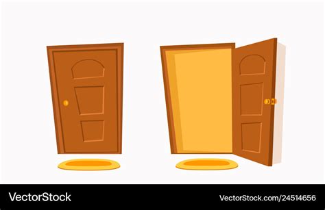 Open Door Illustrations And Clipart Door Decorate