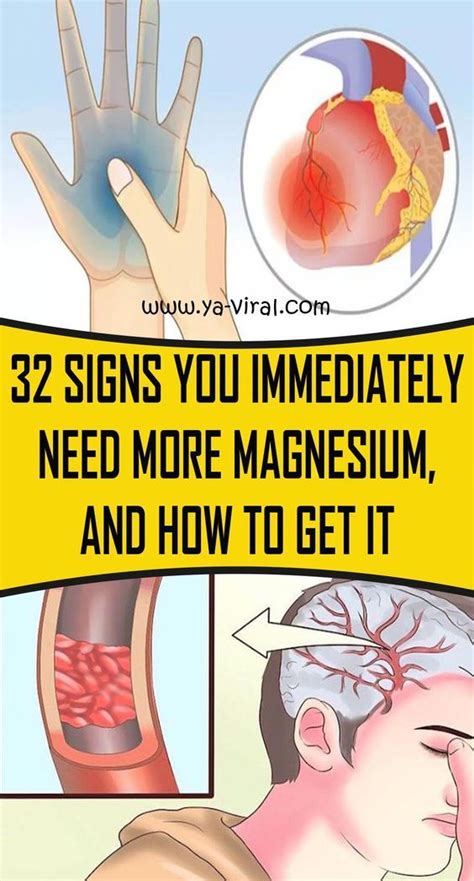32 signs you immediately need more magnesium and how to get it health site good health tips