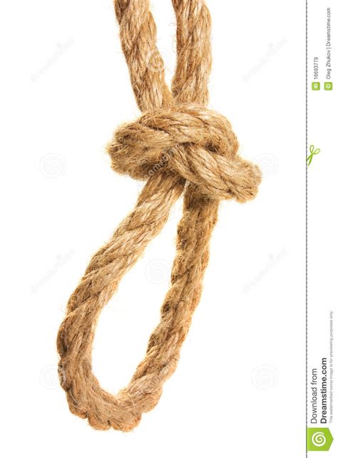 Knot Tied By A Rope Royalty Free Stock Images Image 16693779