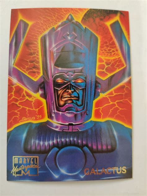 1995 Fleer Marvel Masterpieces Galactus Patelis Hobbies And Toys