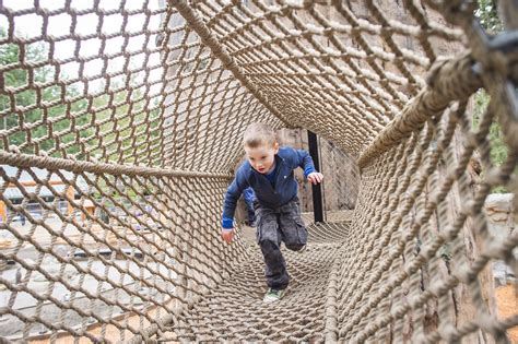 Kids Trek Nature Playground Slides Into Northwest Trek Playground