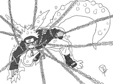 Coloriage Naruto Shippuden Kyubi A Imprimer – Gratuit Coloriage