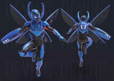 KEVIN CHOEZ - BLUE BEETLE ARMOR FOR 3D PRINT
