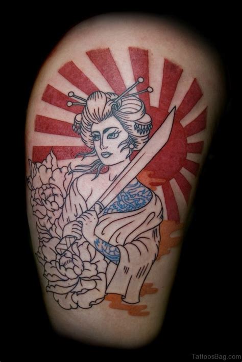 42 Impressive Geisha Tattoos For Thigh