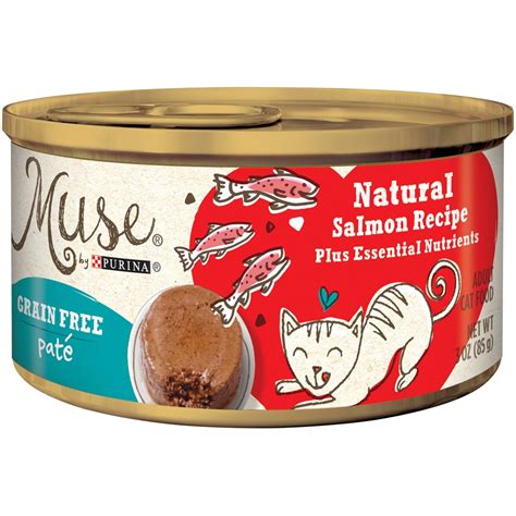 Live fish, rock and sand. Purina Muse Grain Free Natural Salmon Pate Recipe Canned ...