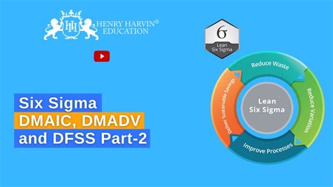 Dmaic Vs Dmadv Vs Dfss Part 2 Best Lean Six Sigma Black Belt Tutorial