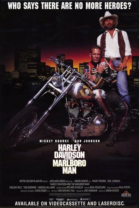 harley davidson and the marlboro man 1991 posters — the movie database tmdb