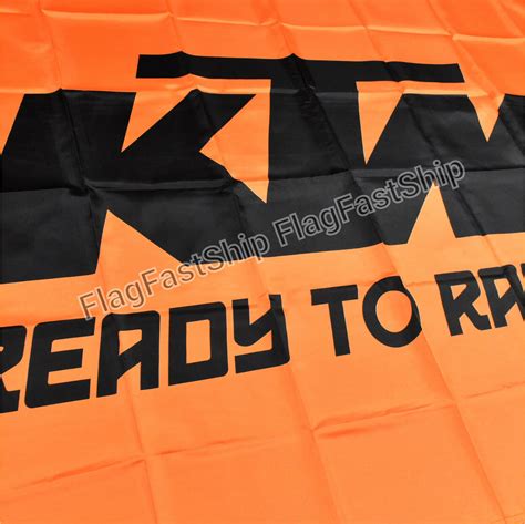 Ktm Racing 3x5 Flag Banner Sport Motorcycle Garage Biker Fast Free Shipping