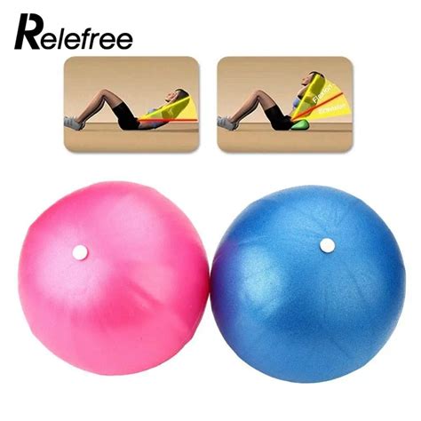 Relefree 25cm Pvc Mini Yoga Ball Physical Fitness Ball For Fitness Appliance Exercise Balance