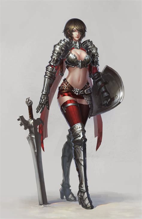 Youyi Jiam009 Armor Cleavage Sword Thighhighs 229208 Yande Re