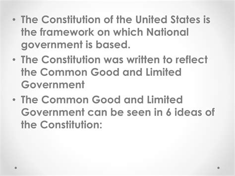 Ppt Six Basic Principles Of The Constitution Powerpoint Presentation