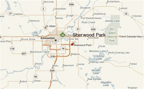 Sherwood Park Map