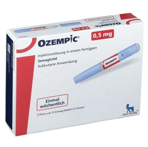 Ozempic Semaglutide Injection 05 Mg Packaging Size 3 Penbox Core