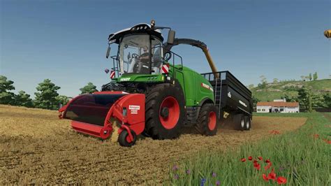 Feldhäcksler Stroh Pickup V1000 Mod Landwirtschafts Simulator 19