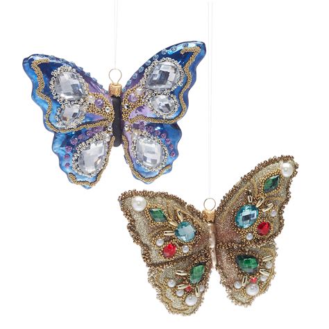 Jeweled Butterfly Ornaments Gumps