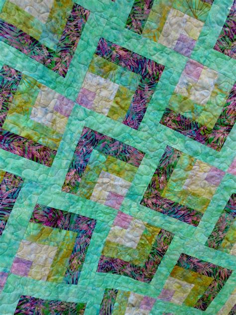 Quilt Pattern Purple Maze Easy Quilt Pattern Pdf Instant