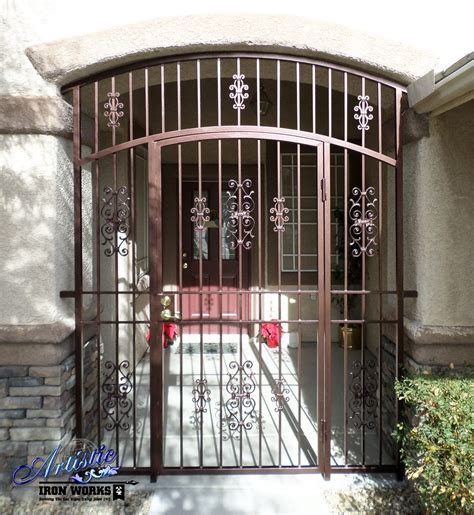 Entry double iron door, custom iron gate door, decorative iron ornamentals on sides for entry way you have searched for ornamental iron gate front doors and this page displays the best picture. Econoline - Wrought Iron Front Door Security | Iron front ...