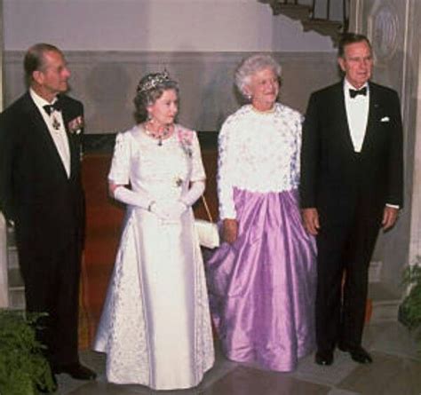 U S President George H W Bush And His Wife Barbara Bridesmaid
