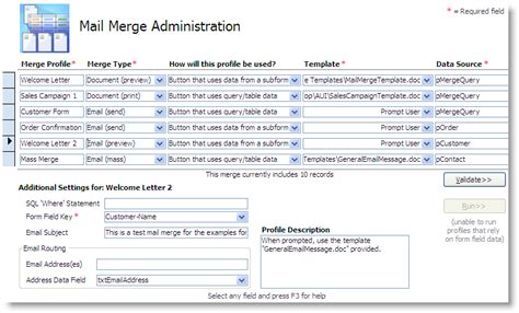Enhance Your Ms Access Database One Click Mail Merge Emails To