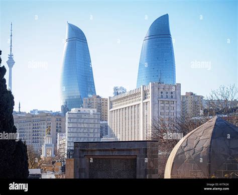 Modern Architecture Of Baku City Azerbaijan Stock Photo Alamy