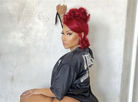 nicki minaj breaks the internet with her new thong thirst trap photos page 2 of 6